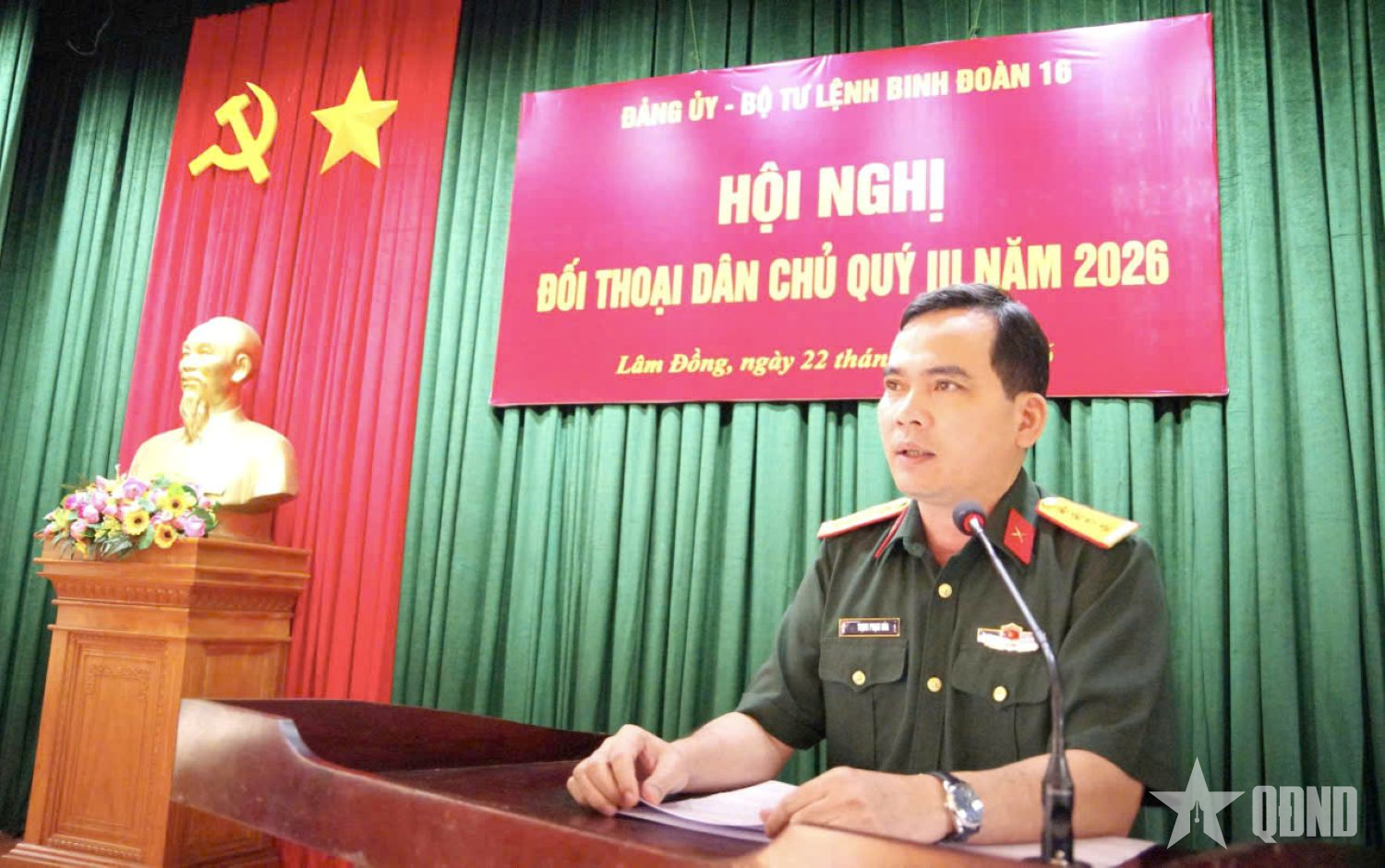 Binh đoàn 16 đối thoại dân chủ, kịp thời giải quyết kiến nghị từ cơ sở